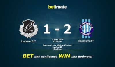 Lindome GIF vs Husqvarna FF Prediction, Odds & Betting Tips 06/02/2024