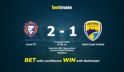 Lions FC vs Gold Coast United Prediction, Odds & Betting Tips 08/04/2024