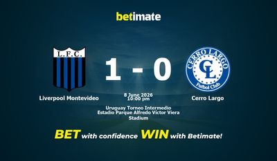 Liverpool Montevideo vs Cerro Largo Prediction, Odds & Betting Tips 06/08/2026