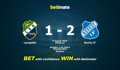Ljungskile vs Norrby IF Prediction, Odds & Betting Tips 08/05/2024