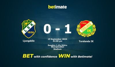Ljungskile vs Torslanda IK Prediction, Odds & Betting Tips 09/15/2024