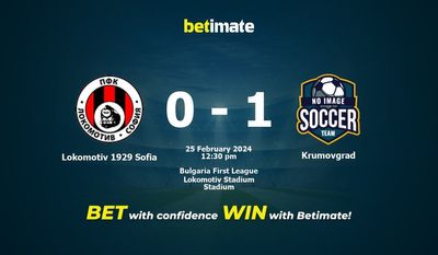Lokomotiv 1929 Sofia vs Krumovgrad التوقعات، الاحتمالات ونصائح الرهان 25/02/2024