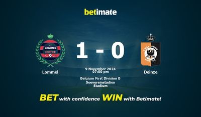 Lommel vs Deinze Prédiction, cotes et conseils de paris 09/11/2024