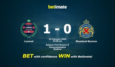 Lommel vs Waasland-Beveren Prédiction, cotes et conseils de paris 22/02/2025