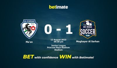 Ma'an vs Moghayer Al Sarhan Prediction, Odds & Betting Tips 08/12/2023