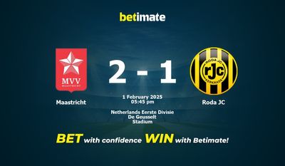 Maastricht vs Roda JC Prédiction, cotes et conseils de paris 01/02/2025