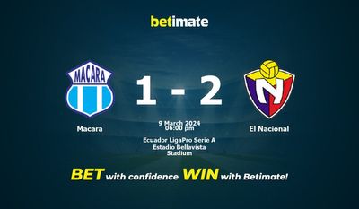 Macara vs El Nacional 预测、赔率和投注技巧 03/09/2024