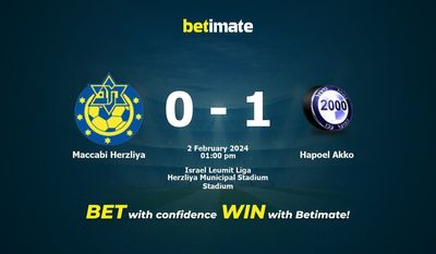 Maccabi Herzliya vs Hapoel Akko التوقعات، الصعاب ونصائح الرهان 02/02/2024