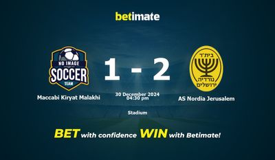 Maccabi Kiryat Malakhi vs AS Nordia Jerusalem Prediction, Odds & Betting Tips 12/30/2024