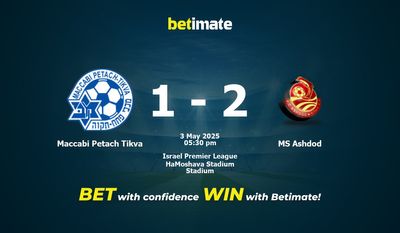 Maccabi Petach Tikva vs MS Ashdod Prediction, Odds & Betting Tips 05/03/2025