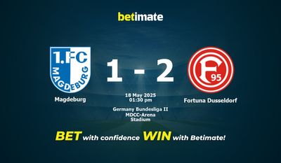 Magdeburg vs Fortuna Dusseldorf Prediction, Odds & Betting Tips 05/18/2025