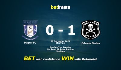 Pronostici, quote e suggerimenti per le scommesse Magesi FC vs Orlando Pirates 29/12/2024
