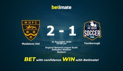 Pronostici, quote e suggerimenti per le scommesse Maidstone Utd vs Farnborough 21/12/2024