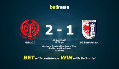 Mainz II vs SG Barockstadt Prediction, Odds & Betting Tips 04/27/2025