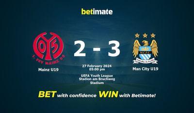 Mainz U19 vs Man City U19 التوقعات، الصعاب ونصائح الرهان 27/02/2024