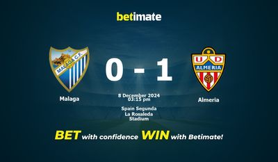 Prediksi, Peluang & Tips Taruhan Malaga vs Almeria 08/12/2024