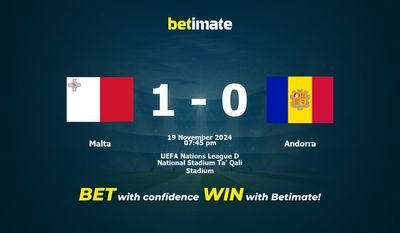 Malta vs. Andorra Vorhersage, Quoten & Wetttipps 19.11.2024