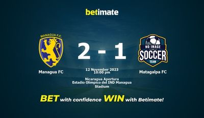 Managua FC vs Matagalpa FC Prediction, Odds & Betting Tips 11/12/2023
