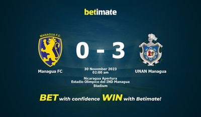 Managua FC vs UNAN Managua Prediction, Odds & Betting Tips 11/30/2023