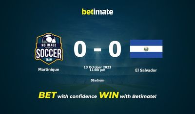 Martinique vs El Salvador Prediction, Odds & Betting Tips 10/13/2023