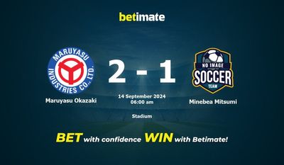 Maruyasu Okazaki vs Minebea Mitsumi Prediction, Odds & Betting Tips 09/14/2024