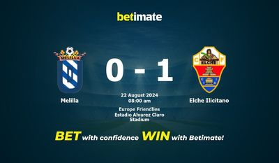 Melilla vs Elche Ilicitano Prediction, Odds & Betting Tips 08/22/2024