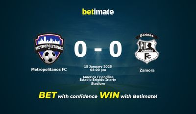 Metropolitanos FC vs Zamora Prediction, Odds & Betting Tips 01/15/2025