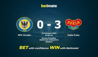 MFK Chrudim vs Dukla Praha التوقعات، الاحتمالات ونصائح الرهان 10/02/2024