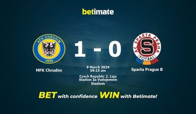 MFK Chrudim vs Sparta براغ B التوقعات، الاحتمالات ونصائح الرهان 09/03/2024