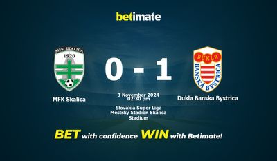 MFK Skalica gegen Dukla Banska Bystrica Vorhersage, Quoten und Wetttipps 11.03.2024