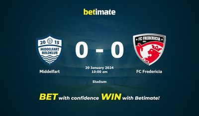Middelfart vs FC Fredericia التوقعات، الصعاب ونصائح الرهان 20/01/2024