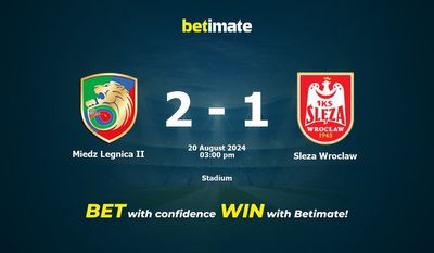 Miedz Legnica II vs Sleza Wroclaw Prediction, Odds & Betting Tips 08/20/2024
