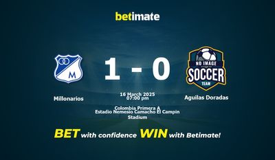 Millonarios vs Aguilas Doradas Prediction, Odds & Betting Tips 03/16/2025