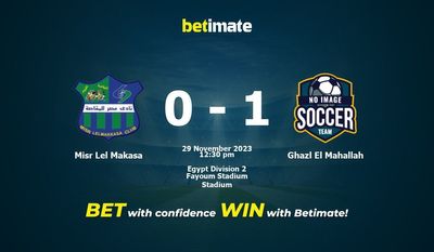 Misr Lel Makasa vs Ghazl El Mahallah Prediction, Odds & Betting Tips 11/29/2023