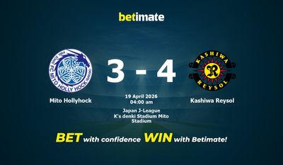 Mito Hollyhock vs Kashiwa Reysol Prediction, Odds & Betting Tips 04/19/2026