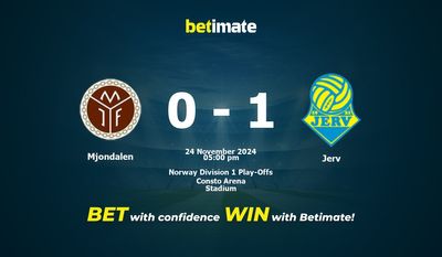 Prediksi Mjondalen vs Jerv, Peluang & Tips Taruhan 24/11/2024