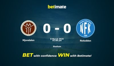 Mjondalen vs Notodden Prediction, Odds & Betting Tips 03/08/2025