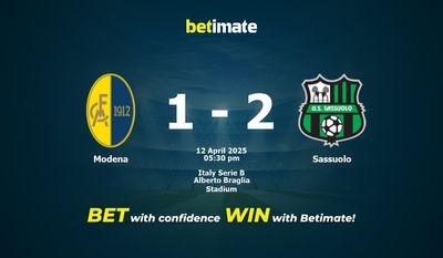 Modena vs Sassuolo Prediction, Odds & Betting Tips 04/12/2025