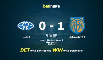 Molde 2 vs Aalesunds FK 2 Prediction, Odds & Betting Tips 05/13/2025