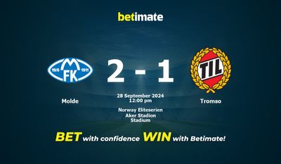 Molde vs Tromso Prediction, Odds & Betting Tips 09/28/2024