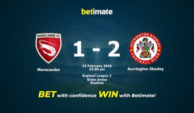 Morecambe vs Accrington Stanley Prediction, Odds & Betting Tips 02/15/2025