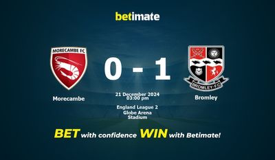 Morecambe vs Bromley Prognoza, kursy i porady dotyczące zakładów 21.12.2024