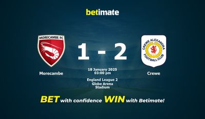 Morecambe vs Crewe Prognoza, kursy i porady dotyczące zakładów 01/18/2025