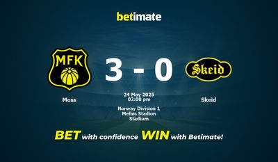 Moss vs Skeid Prediction, Odds & Betting Tips 05/24/2025
