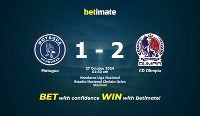 Soi kèo Motagua vs CD Olimpia, Tỷ lệ & Mẹo cá cược 27/10/2024