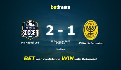 MS Hapoel Lod vs AS نورديا القدس التوقعات، الاحتمالات ونصائح الرهان 28/12/2023