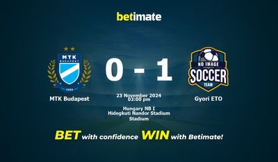 MTK Budapest vs. Gyori ETO Vorhersage, Quoten und Wetttipps 23.11.2024