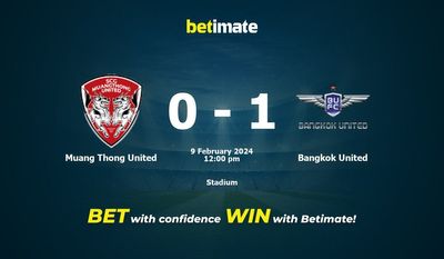 Muang Thong United vs بانكوك يونايتد التوقعات، الاحتمالات ونصائح الرهان 09/02/2024