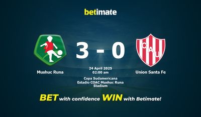 Mushuc Runa vs Union Santa Fe Prediction, Odds & Betting Tips 04/24/2025
