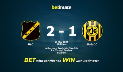 NAC vs Roda JC Prediction, Odds & Betting Tips 05/13/2024